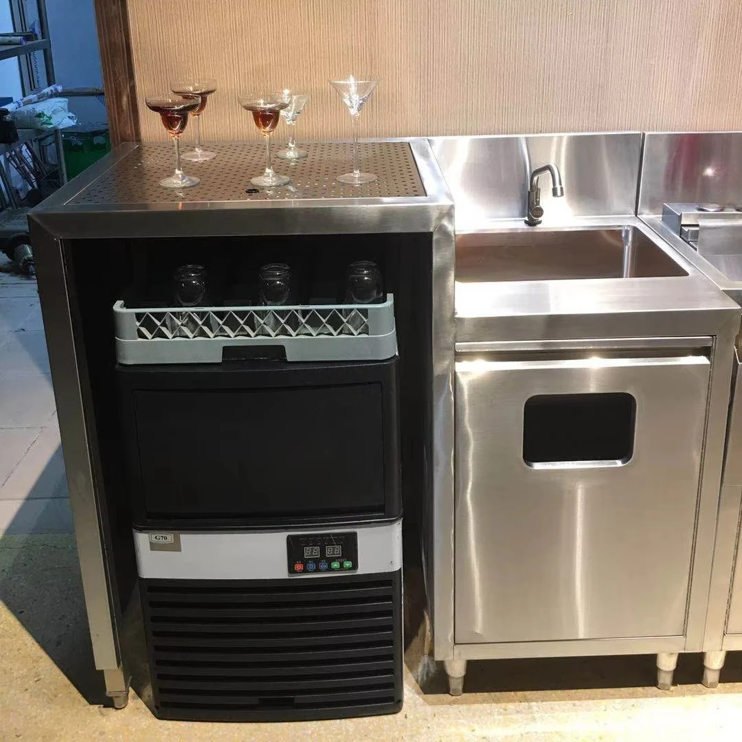 Bar Equipment and Cocktail Bar Station US Style Cocktail Station Stainless Steel 304 With Drawer for Bar/hotel/restaurant 1 Set