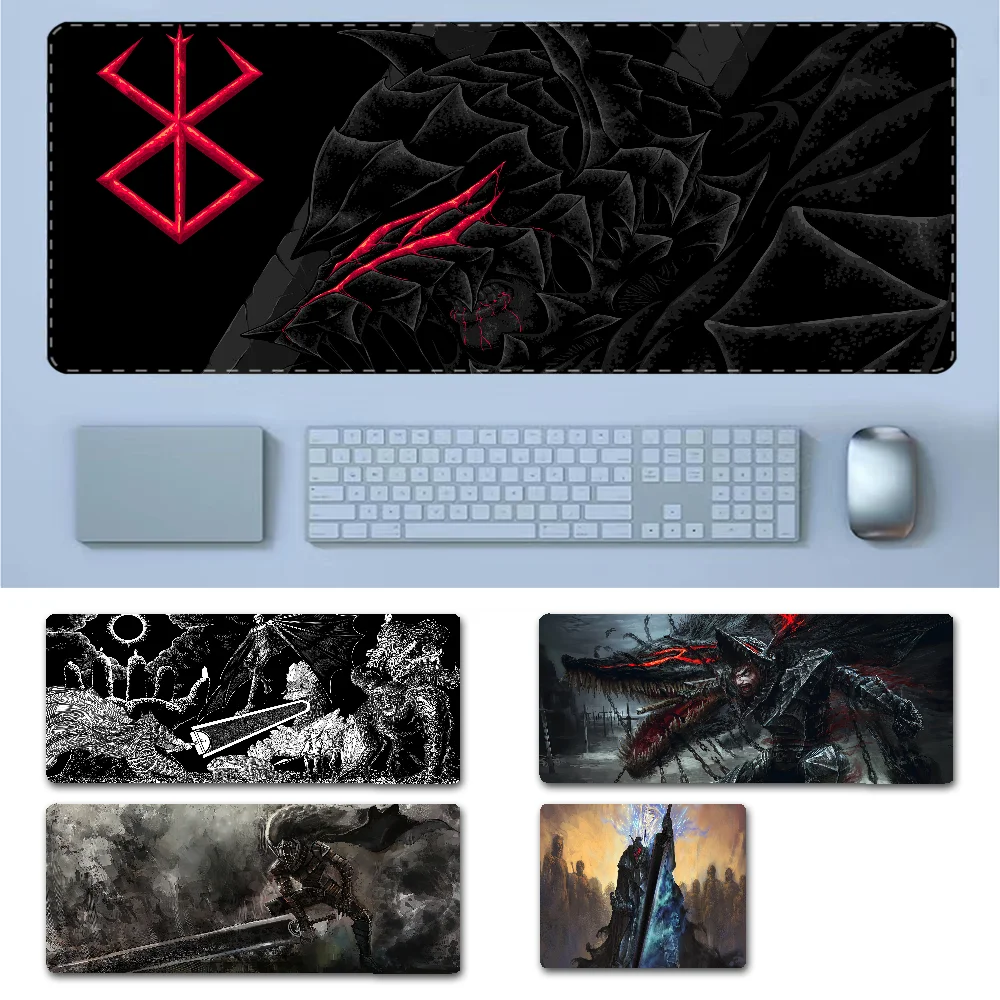 

Berserk Guts Mousepad Boy Pad Laptop Gaming Mice Mousepad Size for Game Keyboard Pad for Gamer