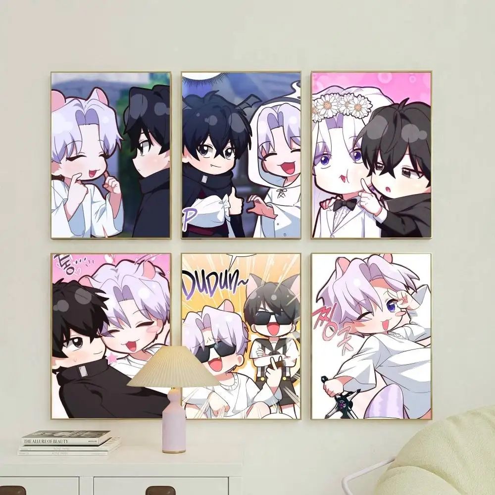 1pc Anime BLV-Virtual Strangers Poster Sticker Print Waterproof Wall Art For Living Room Bedroom Home Decor