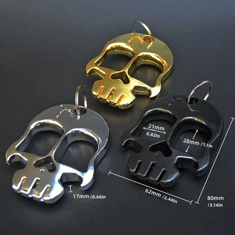 Bottle Opener, Creative Skull Shape Bottle Opener, Solid Color Bottle Opener, Suitable For Bar Or Household, Barware Tool