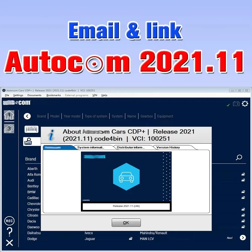 Auto+com 2021.11 diagnostic software Delphi 2021.10b+phis Free Keygen obd scanner DS+150E diagnostic tool software +Autocoms 202