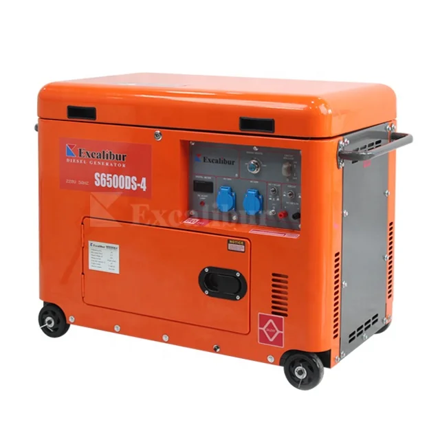 Portable 3kw 4kw 5kw 5Kva 5.5Kw 6kw 7kw 8kw 8.5kw 9kw 10kw Silent Diesel Generator With CE ISO9001 Certification