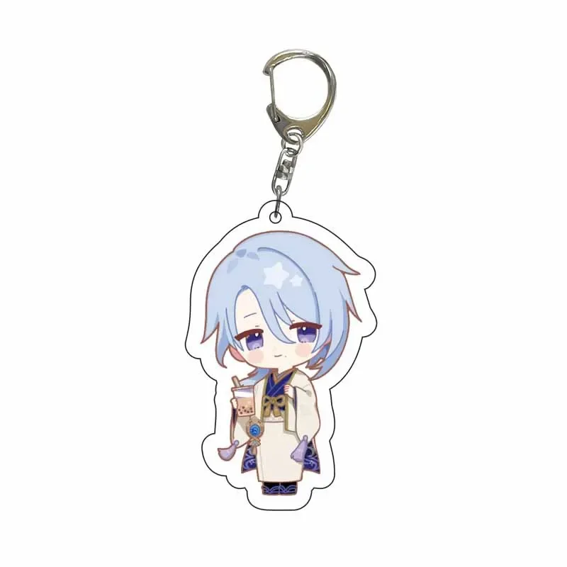 Cute Genshin Impact Acrylic Keychains