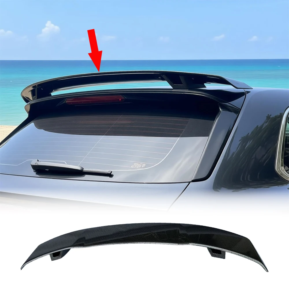 

Carbon Fiber Resin Rear Spoiler Wing For Geely Monjaro Xingyue L No Drilling Installation Horizontal Roof Spoiler Lip Car Styli