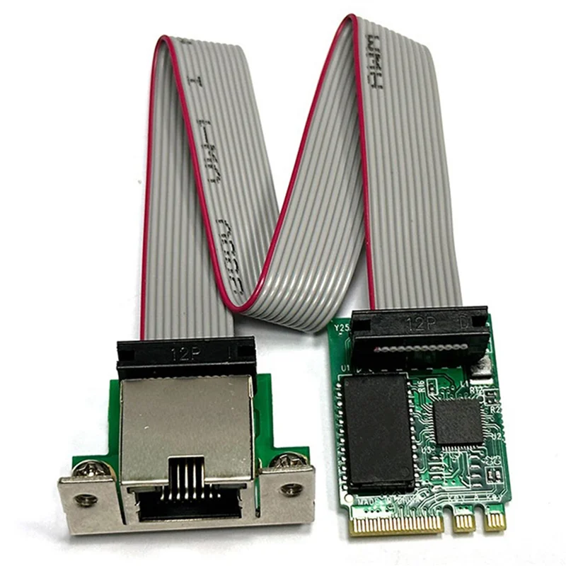 

5X M.2 A + E KEY 2.5G Ethernet LAN-карта RTL8125B Сетевая карта промышленного управления Сетевая карта M.2 Gigabit Ethernet