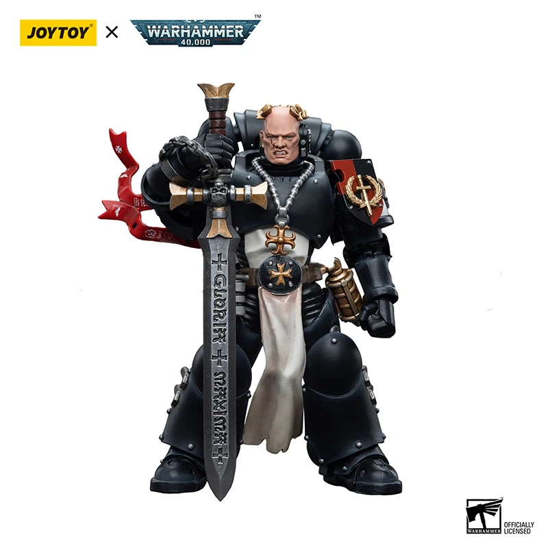 JOYTOY 1/18 Action Figure 40K Black Templars Squads Anime Collection Military Model