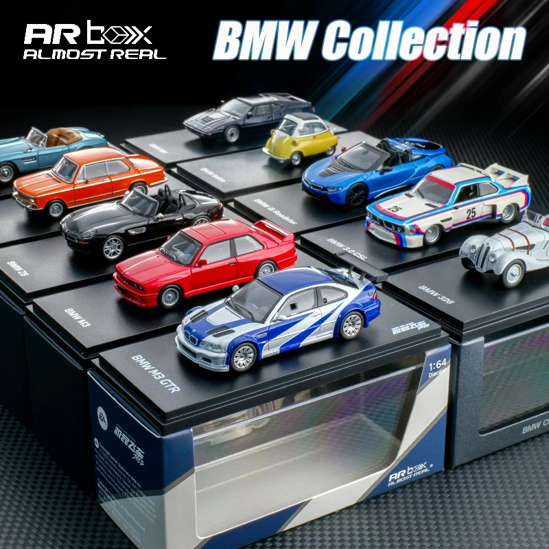 

Almost Real AR 1/64 BMW THE 3 Z8 treasure metal diecast cars collection models Diecast Toys For Boys