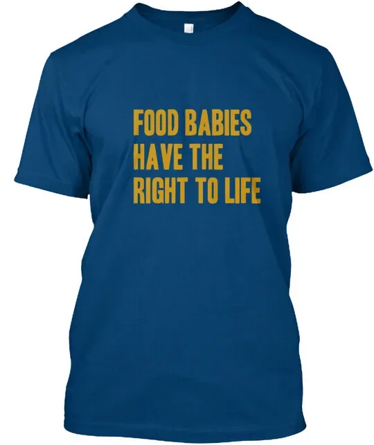 

Золотая футболка Pro Life Of Food Babies, размеры от S до 5XL