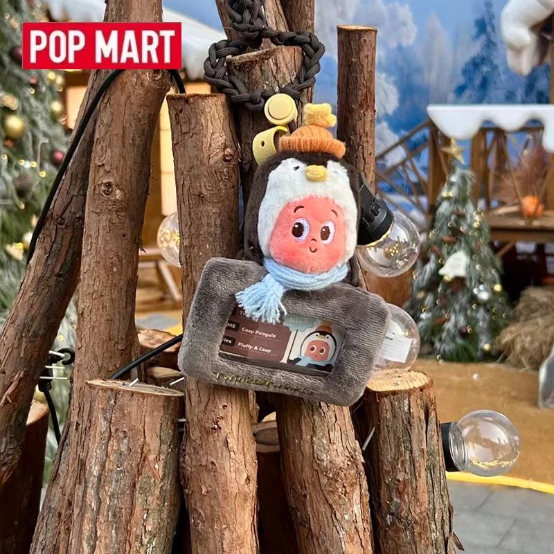 

POPMART FLUFFY COZY Series Card Holder Blind Box Toys Kawaii Anime Action Figure Caixa Caja Surprise Mystery Bag Toy