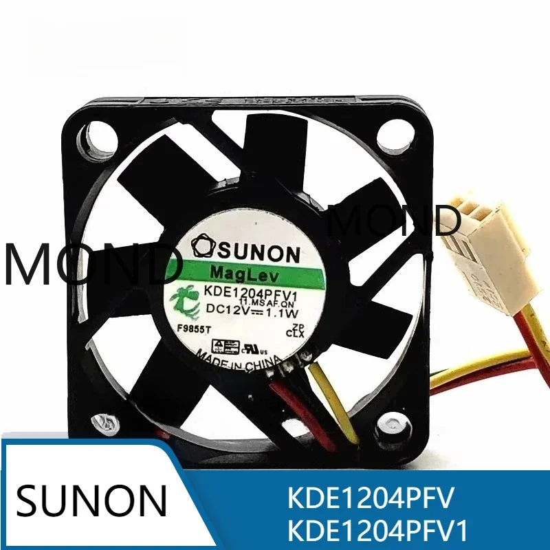 KDE1204PFV SUNON Maglev Cooling Fan 4CM 4010 DC12V 40x40x10MM 1 1.1W 1.8W