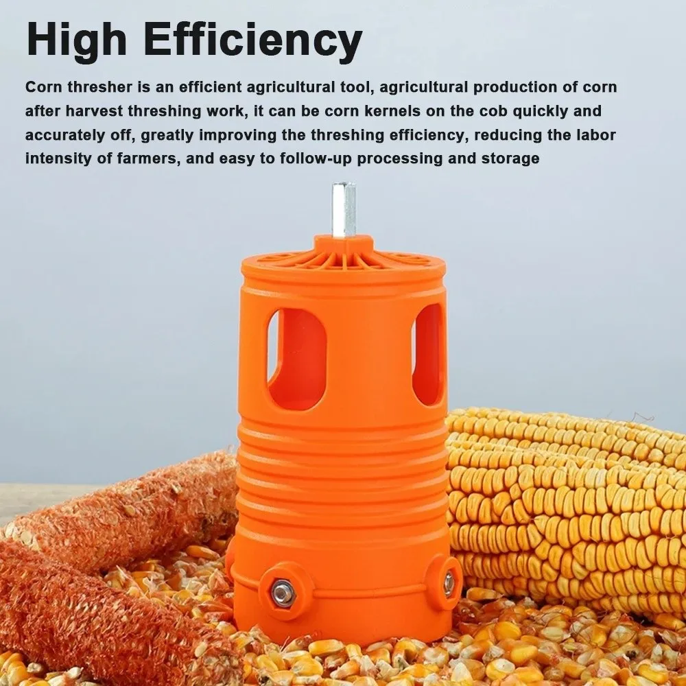 Durable Portable Corn Thresher Labor Saving Automatic Corn Peeling Machine Electric Drill Use Grain Wrapping Tool