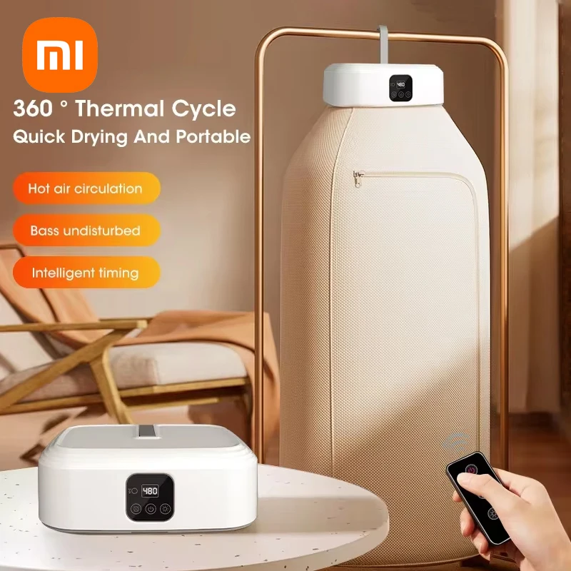 xiaomi-seche-linge-electrique-intelligent-pliable-600w-portable-telecommande-air-chaud-ultraviolet-voyage-nouveau