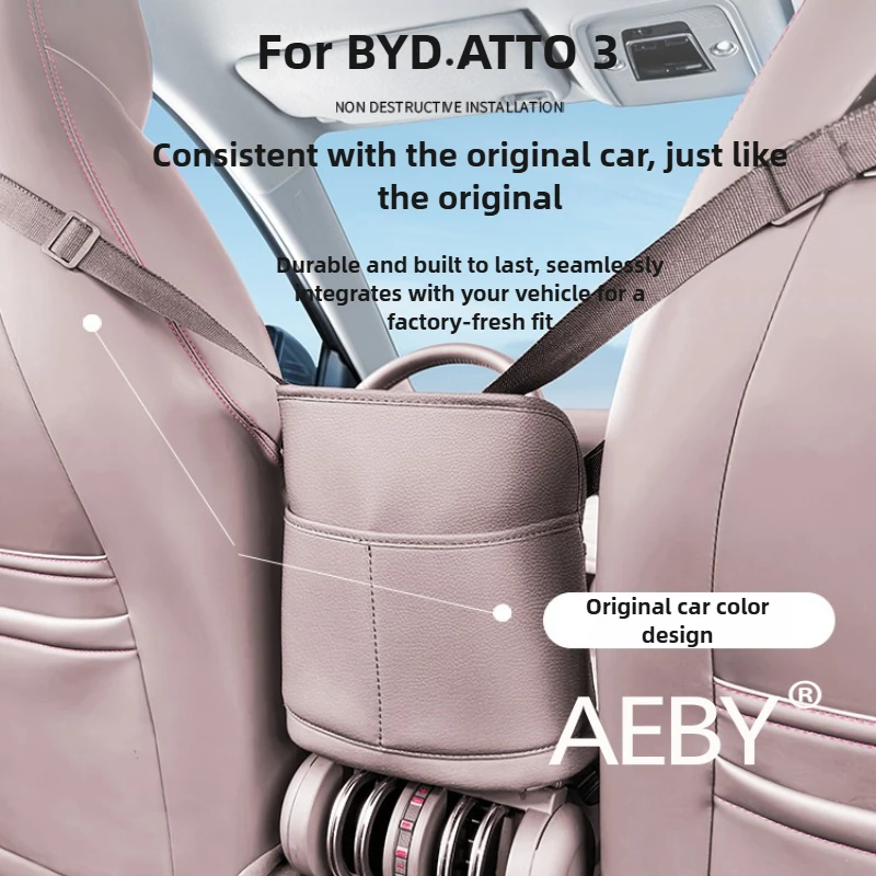 

AEBY For BYD ATTO 3 2025 Seat Gap Organizer Bag,Drop Prevention Organizer Bag Between Seats,Center Console Side Storage Pouch