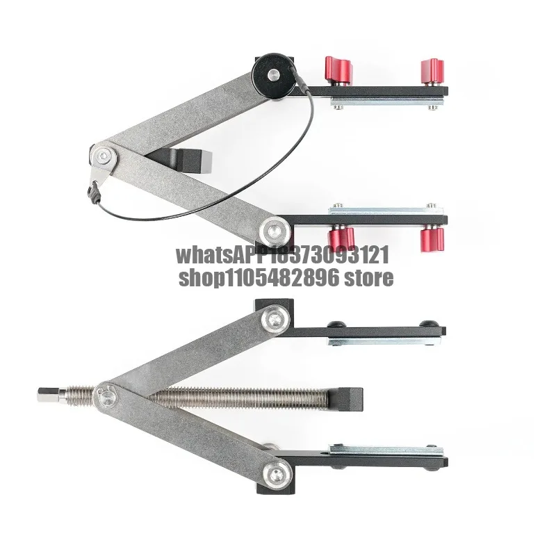 Woodworking Panel Clamp Adjustable Height 12-100mm Compatible with 3030 Aluminum Profile Aluminum Alloy Stainless Steel Fixture