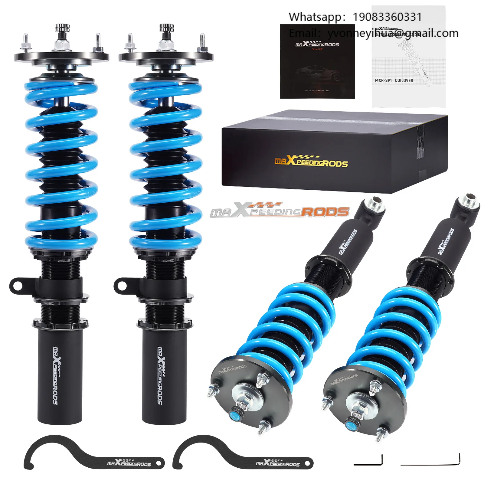 

MaXpeedingrods Coilover Suspension Kit For BMW 5 Series E60 RWD 2004-2010 525i 528i 530i 535i 545i 550i 520d 525d 530d 535d