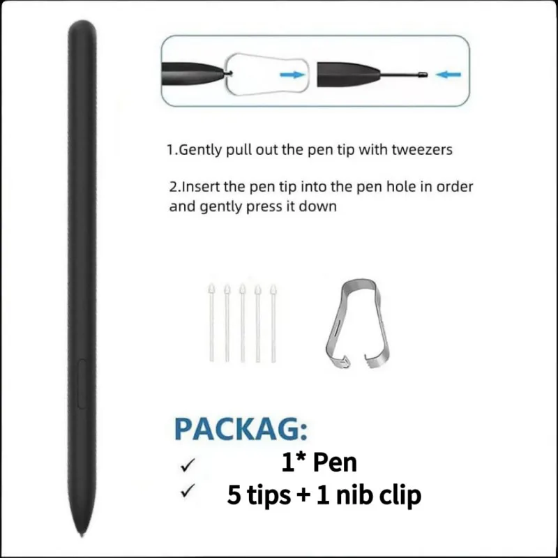 Stylus for Tab S7 / S7+ S Pen Stylus Pen for Samsung Galaxy Tab S7 / S7 Plus/ S7 FE S8 S8Plus S8Ultra (Without Bluetooth)
