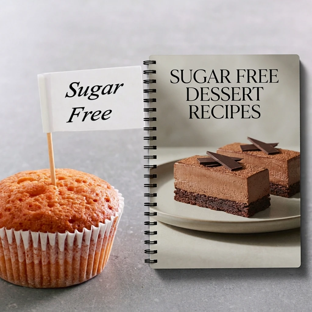 Sugar-Free Dessert Recipe Books Low-Calorie Snack Making Guide with Step-by-Step Baking Instructions for Beginners Fitness