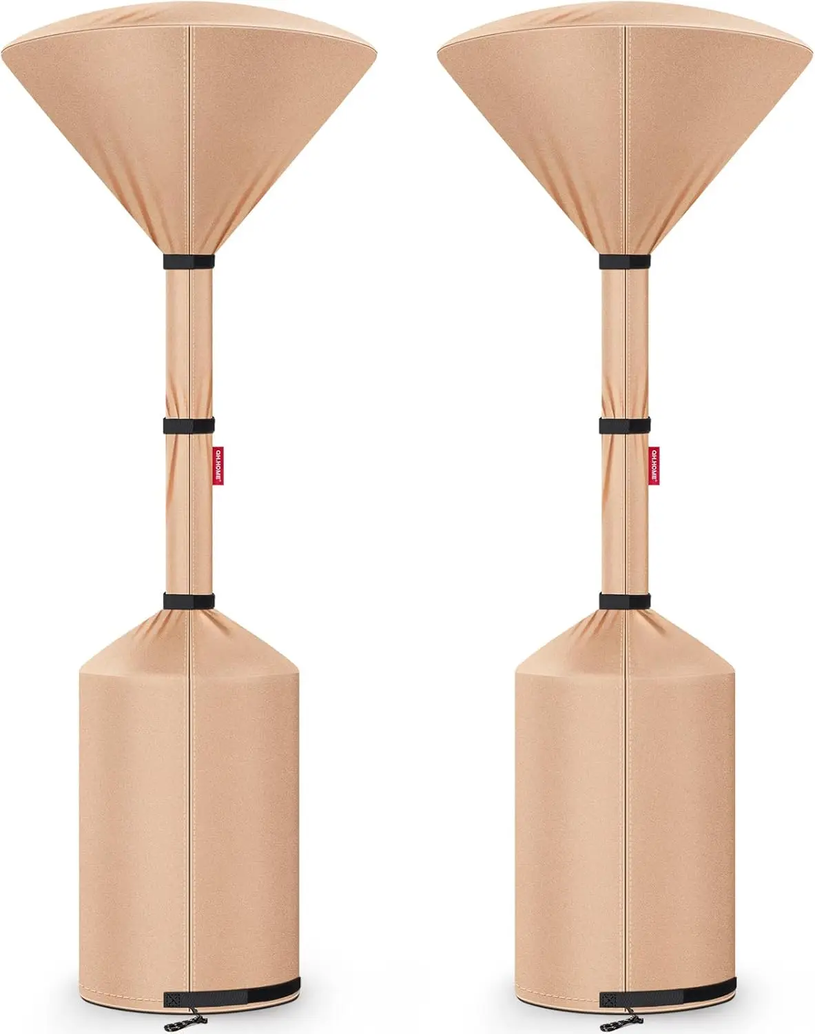 

Winter Patio Heater Covers, [2025 Upgraded Tear-Resistant Fabric] Waterproof with Robust Zipper ,Height fit 87"-92",Dust