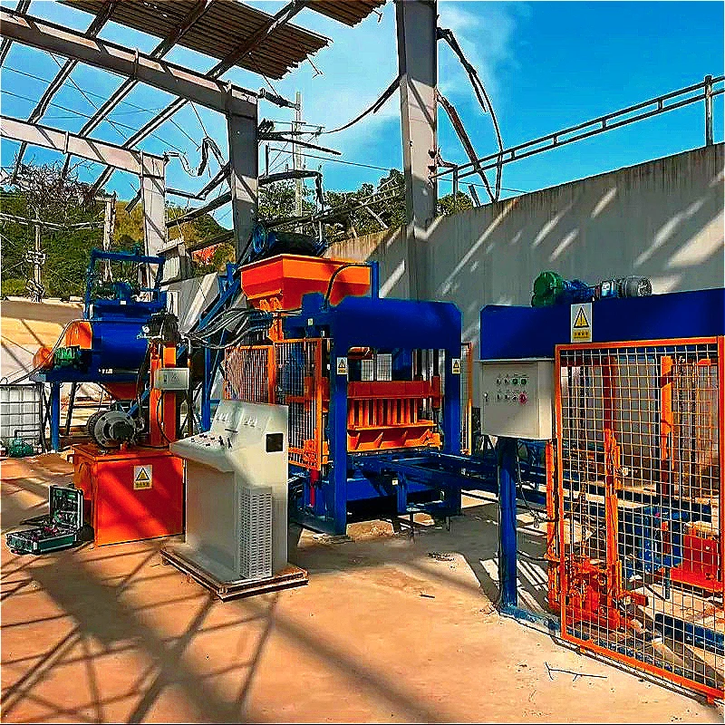 Cement Interlocking Brick Making Machine Construction Using High Speed Automatic Hollow Concrete Block Making Machine for Mexico