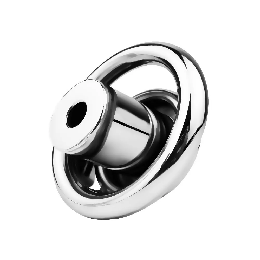 FRRK Sissi Male Chastity Device Inverted Plugg Flat Cock Cage BDSM Sex Toy For Men Erotic Urethral Lock Bondage Belt Penis Ring - view 5
