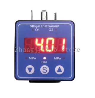 Adjustable Pressure Transmitter 4-20mA Display Meter 2-wire 4-20mA Indicator Pressure Transducer Digital Display Hessmann Joint