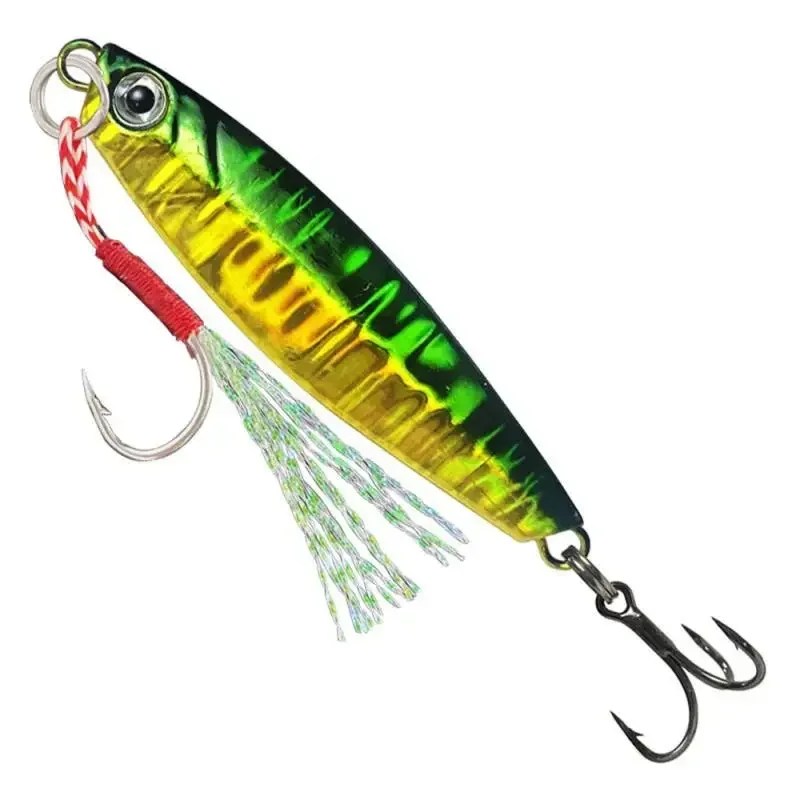 1PCS Micro Metall Jig 7g 10g Shore Casting Jigging Köder Shore Casting Salzwasser Angeln Locken Bit künstliche Köder