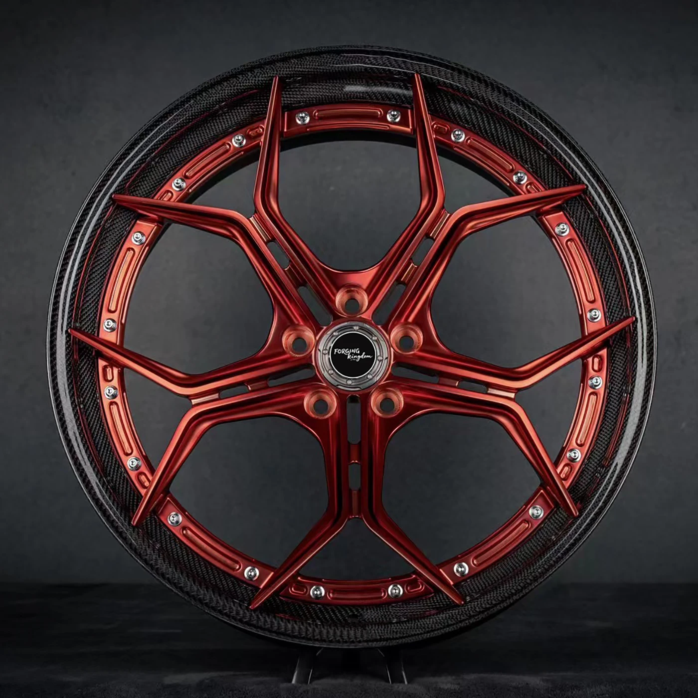 High-End New Two-Piece Forged Alloy Car Wheels 18-23 Inches 40mm ET Various PCD Spacings 5*108/114.3/120/112