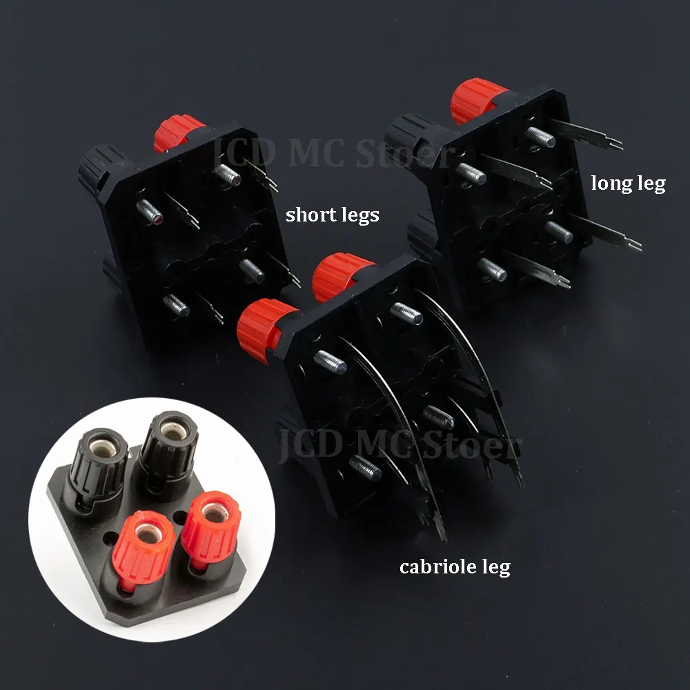 1-10PCS WP4-10A External Banana Jack Plug 4P Speaker Amplifier Wire Clip Audio Socket WP4-10 4 Pole LED Spring Terminal Switch view 2