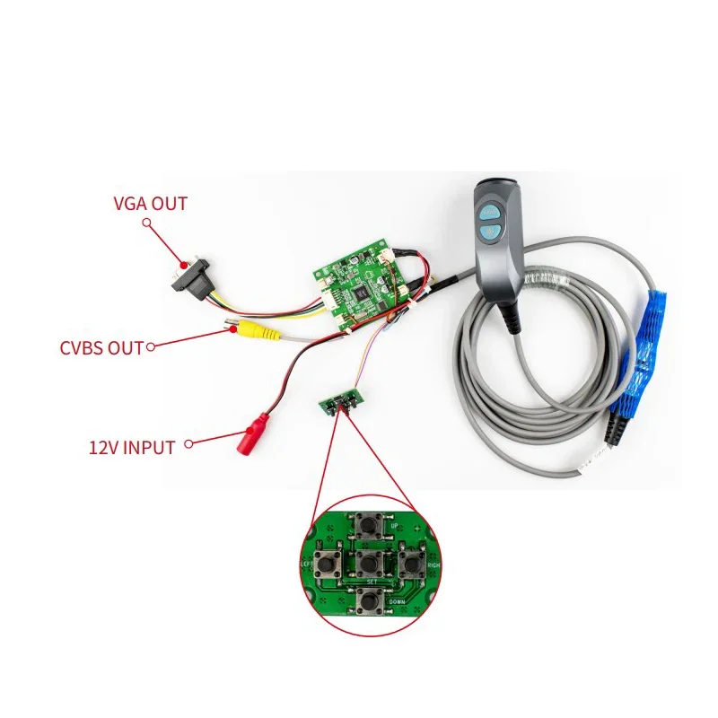 

Widely used 720p 60fps endoscope camera module CVBS endoscope camera system