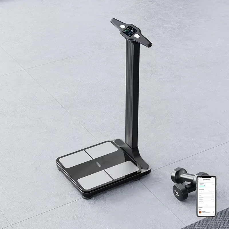 8 Electrode Body Composite Fat Scale Analyzer Connect Bluetooth WIFI Weight Scale BMI Body Scan Scale for Fitness Center