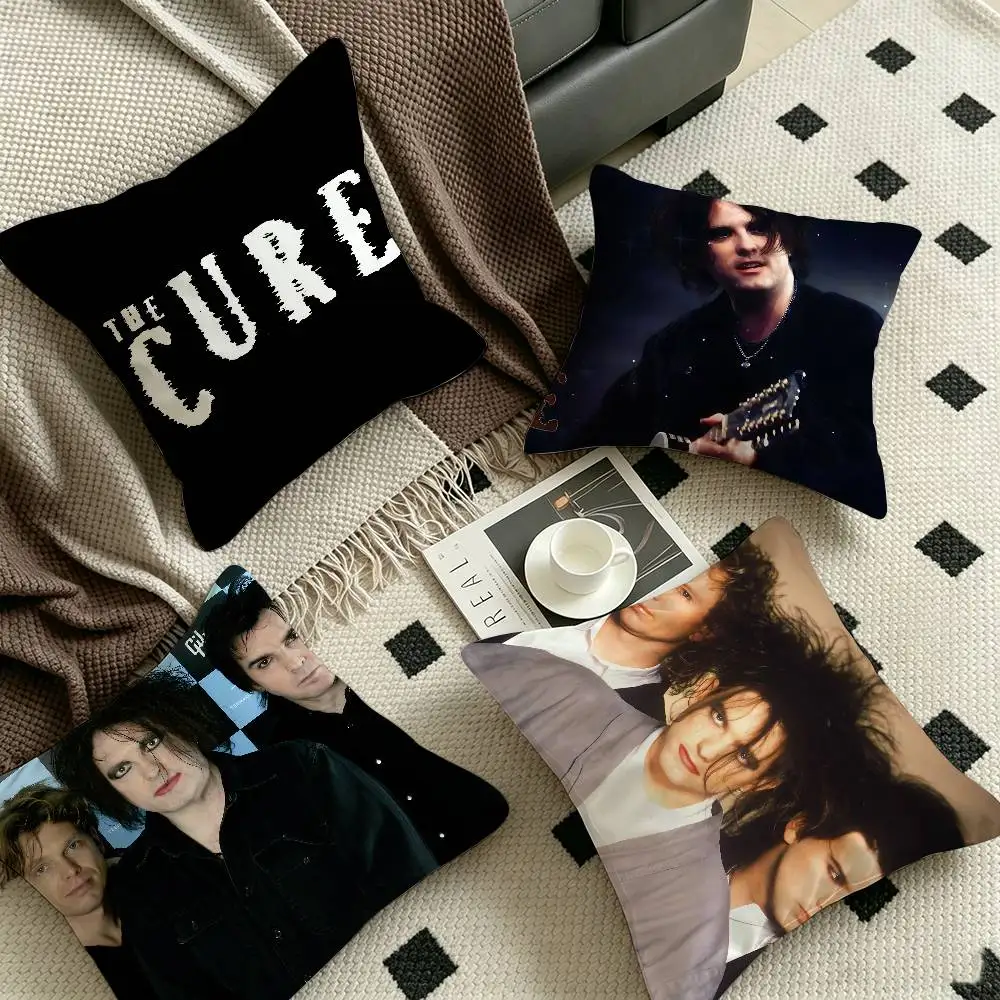 Classic T-The C-Cure Rock Band 45*45cm Cushion Cover Pillow Cover Decor Pillowcase Home Pillowcase for Couch Pillow