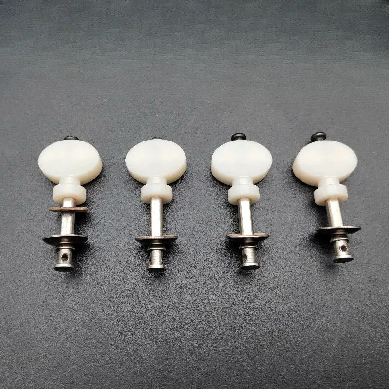 4pcs White Ukulele Locking String Tuning Pegs Pin Tuners Machines Head Guitar Accessories