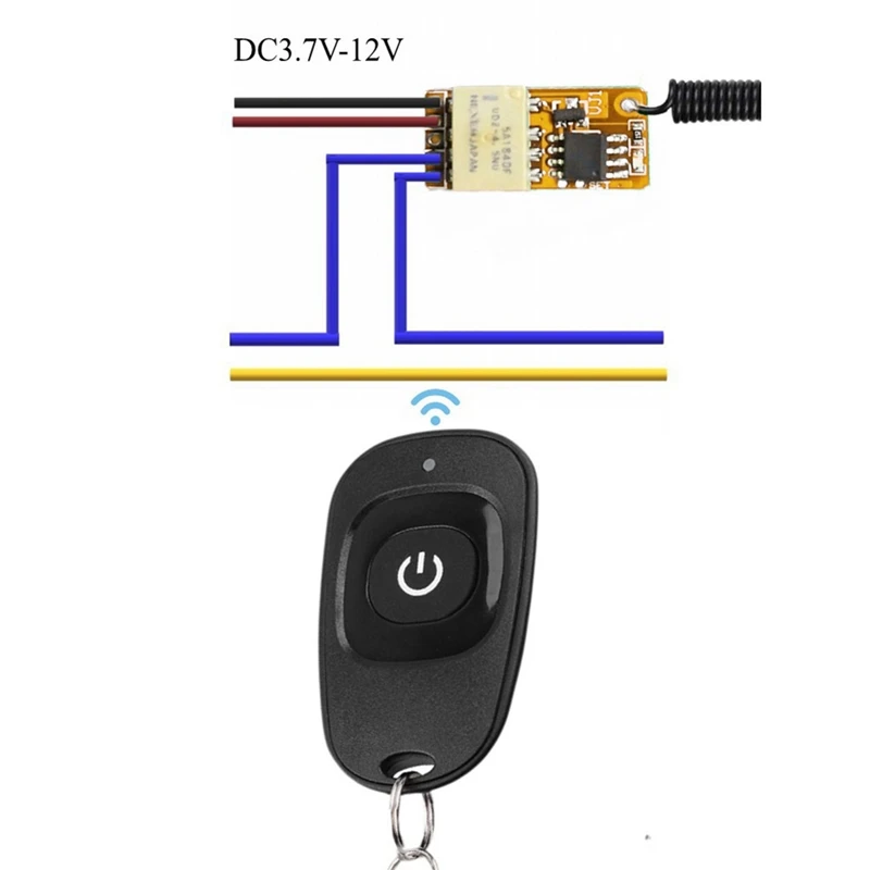 مفاتيح ترددات لاسلكية عن بعد ، منزل ذكي ، صغير ، جهاز استقبال ، من من من من من نوع RF ، من من نوع Mhz