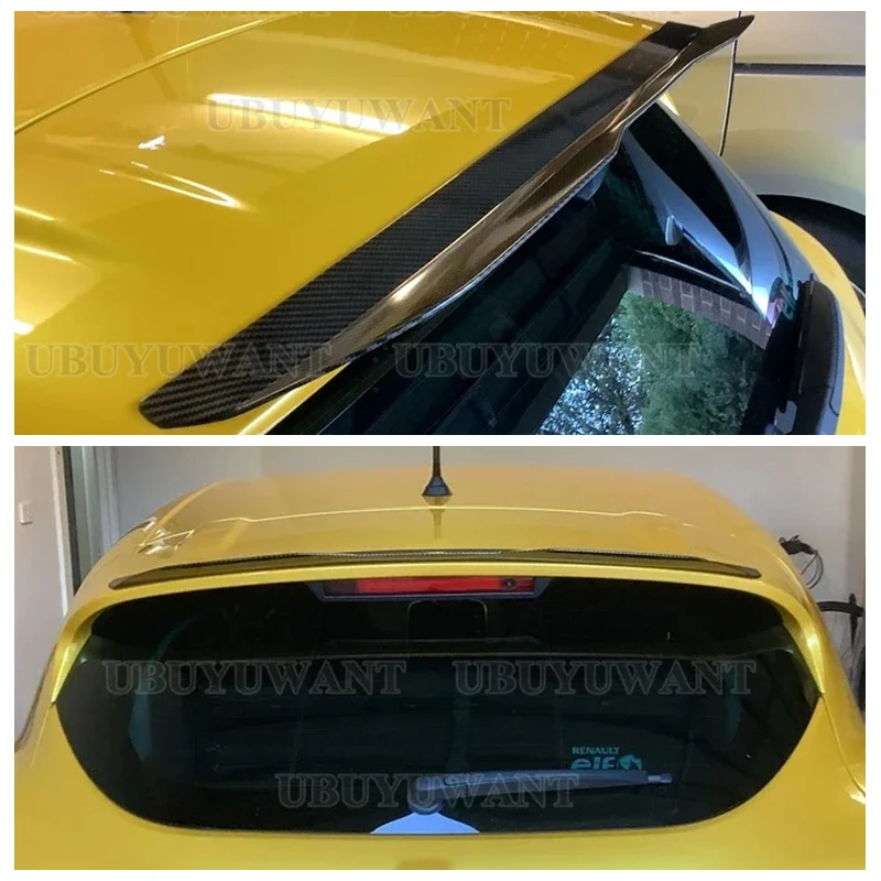 Becquet de lèvre de toit arrière ABS, décoration universelle d'aile arrière de voiture, pour Renault Clio MK4 Clio 4 RS 2012 – 2019