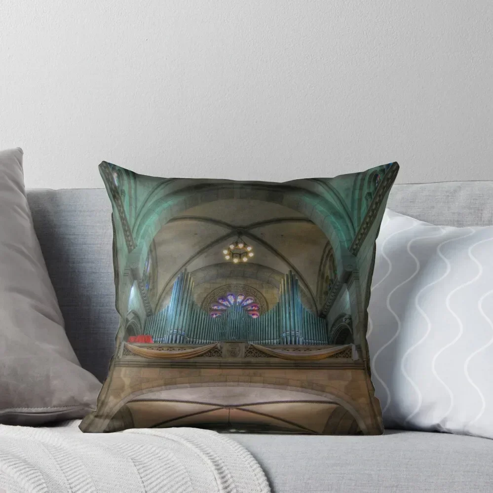 Manila Cathedral Pipes Throw Pillow christmas pillowcases Decorative Cushions pillow