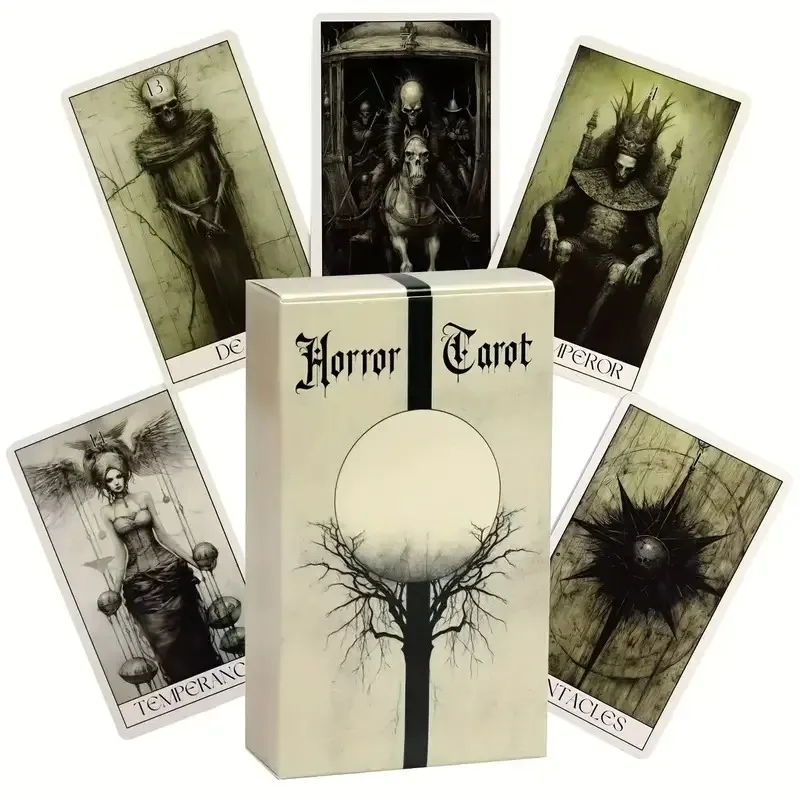 

78Pcs/Set Mysterious And Terrifying Tarot Cards - for Divination,Personal Empowerment,And Spiritual Insight,Perfect Board Game