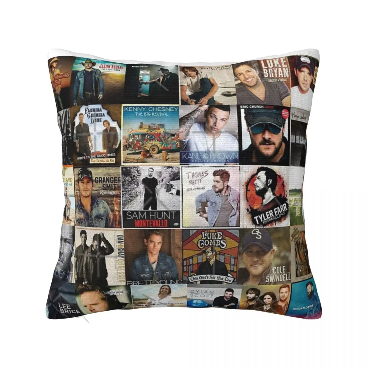 Country Music Collage Pillowcases Sofa Cushion Cover Throw Pillow Covers Pillow Case Pillow Cover