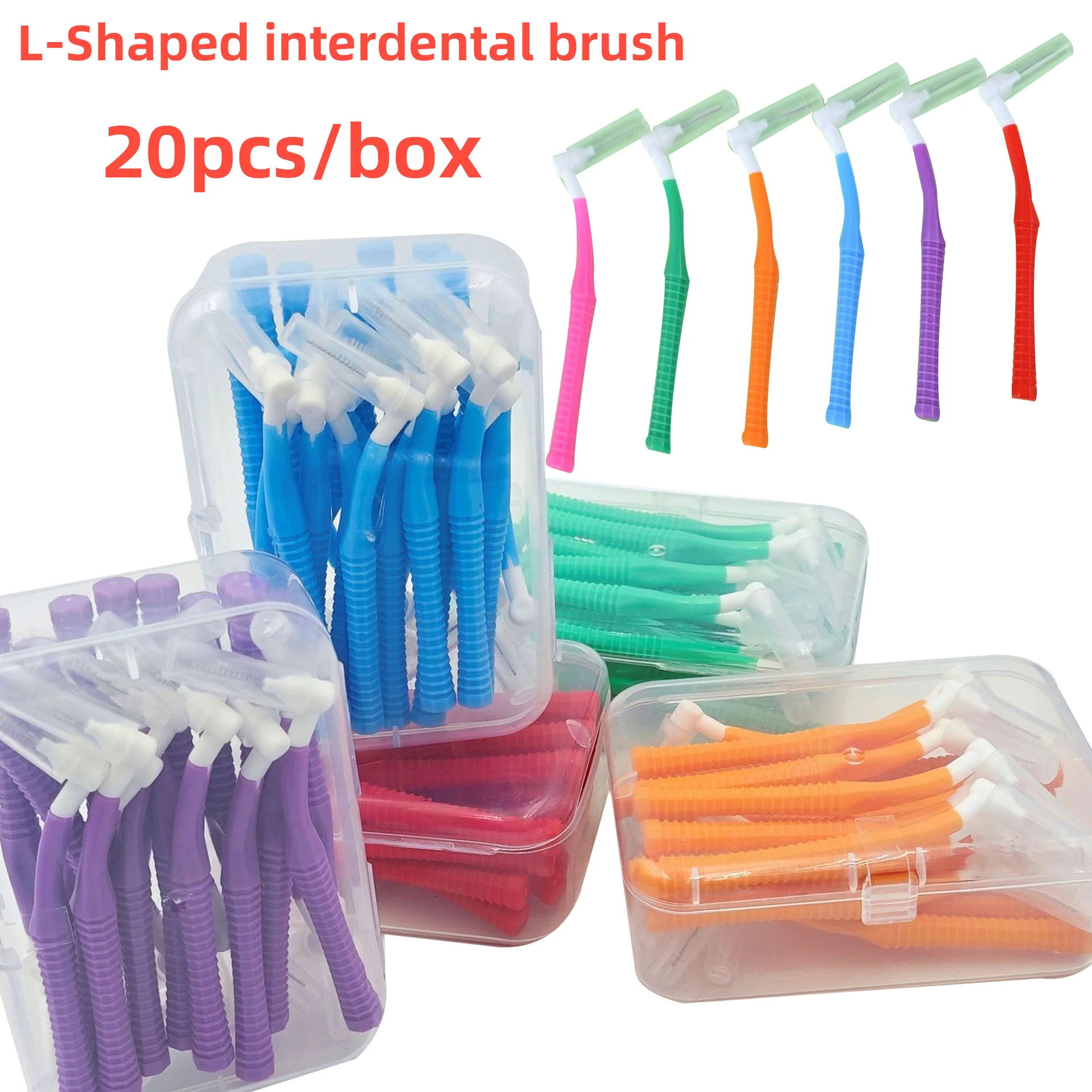 L type Toothbrush Interdental brush Orthodontic Toothpick Teeth Whitening Tooth Pick ToothBrush Oral Hygiene Care Dental braces