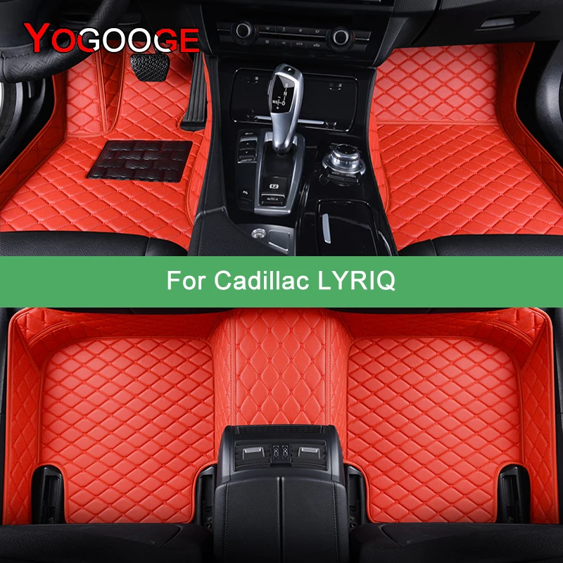 

YOGOOGE Custom Car Floor Mats For Cadillac LYRIQ Auto Carpets Foot Coche Accessorie