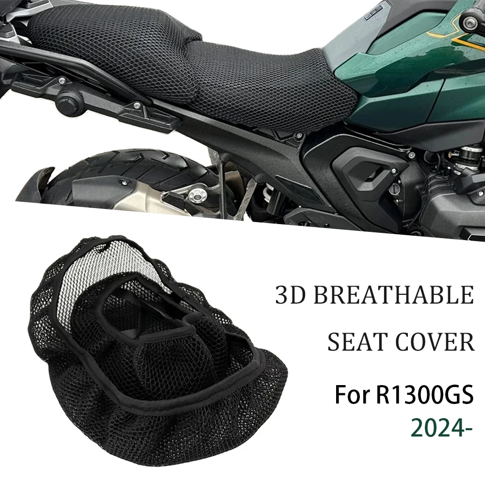 For BMW R1300GS NEW Motorcycle Accessories 3D Nylon Seat Cover Airflow Seat Protector Pad R1300 GS R 1300 GS 2024-