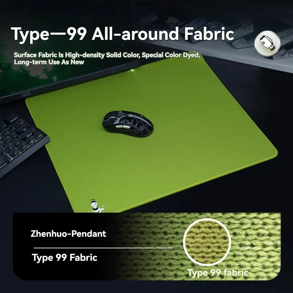 ZHENHUO ZHUI Gaming Mouse Pad Upgrade 5mm Rubber Base Smooth Surface Equilibrium Control Large Desk Mat FPS Gaming Accessories