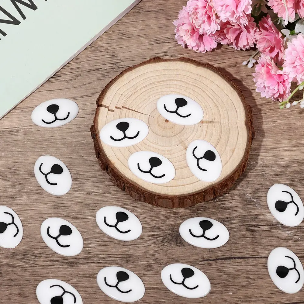 10/20pcs Kawaii Doll Eyes Cartoon Safety Eyes Nose DIY Cute Bear Mouth Stuffed Toys DIY Dog Animal Puppet Nose Doll Accessories