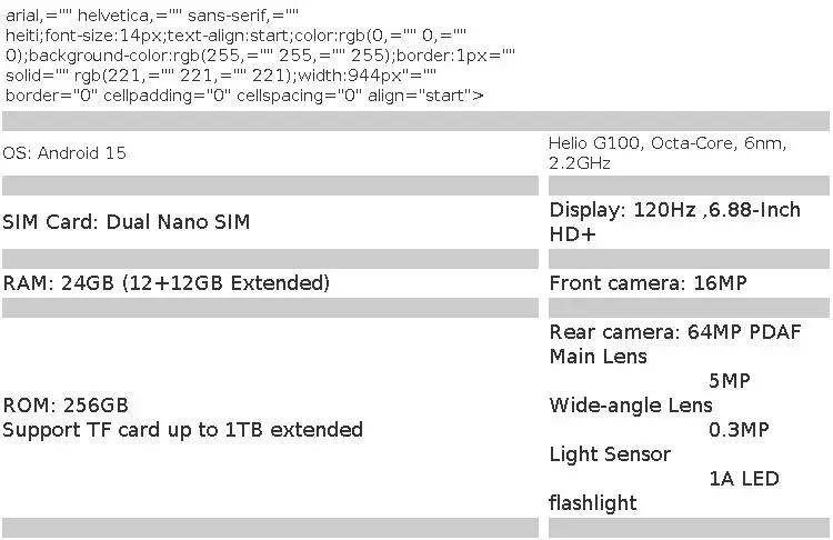 [Ship From UK] Cubot P90 Android 15 Smartphone 24GB(12+12) RAM 256GB ROM 6.88" 120Hz 64MP+16MP 5100mAh NFC Cellphones
