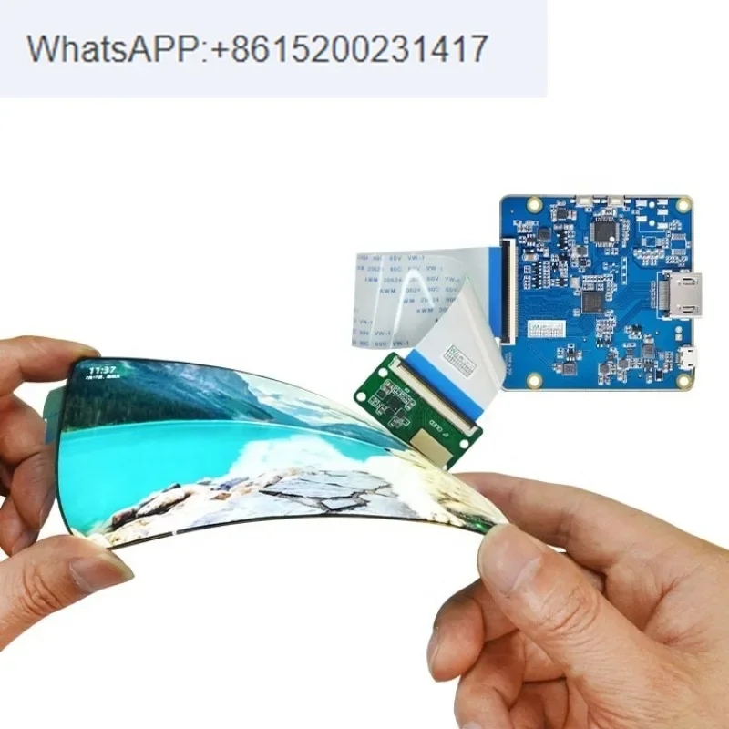 6 inch 1080x2160 2k bendable rollable flexible led lcd oled display panel mipi dsi interface controller driver board