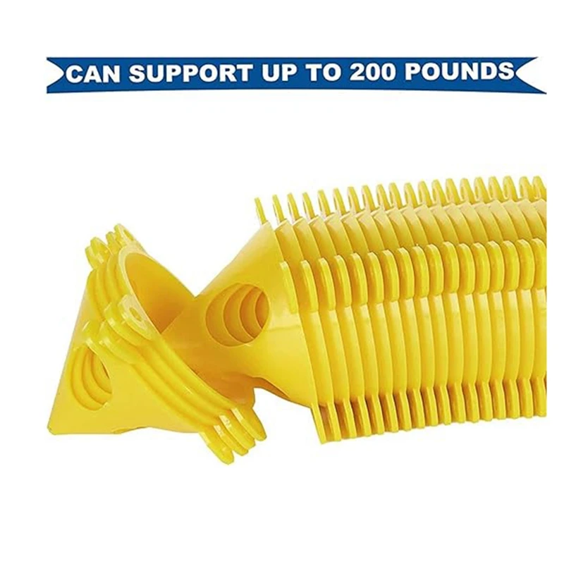 48 pezzi pittore piramide stand mini vernice treppiede antivento barriera a rulli barriera segni per la pulizia della vernice dipinti ad olio durevoli