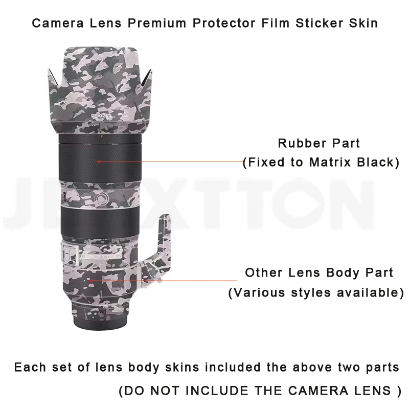 70 200 2.8 Camera Skin Wrap Lens Decals Protector Anti-scratch Coat Cover Sticker for Sony FE 70-200mm F2.8 GM OSS SEL70200G