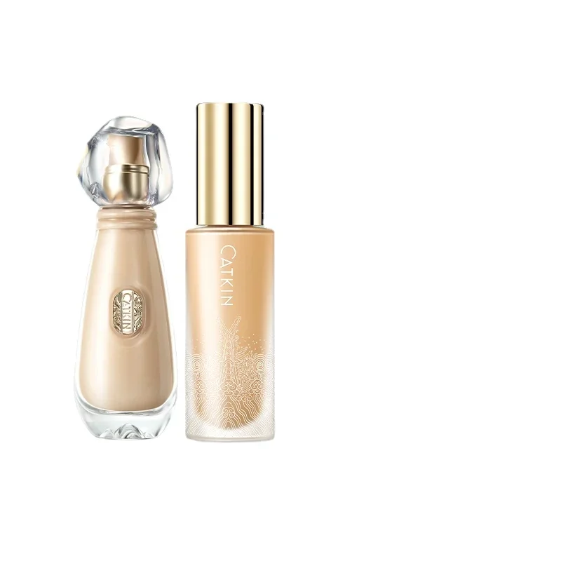 

YY Skin Care Liquid Foundation Purple Snow Ginseng Concealer and Moisturizer Long Lasting Smear-Proof Makeup Mixed Dry