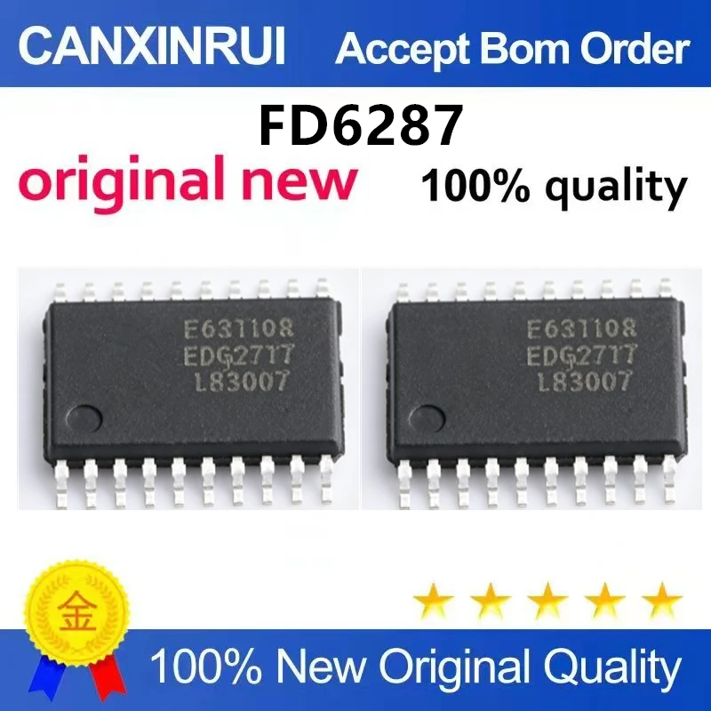 （5pcs-10pcs）Brand new original FD6287T packaged TSSOP-20 gate driver chip