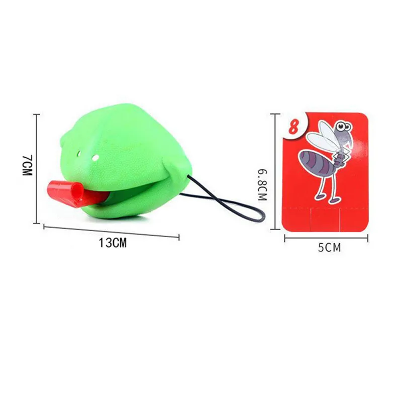 Funny Frog Tongue Game Desktop Game Multiplayer Party Game Frog Mouth Tongue Blowing Toy Parent-child Interaction Fun Masks