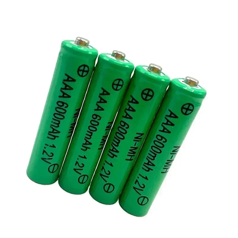 New AAA1.2V Battery 600mAh Rechargeable Ni-MH Battery 1.2 V AAA Battery Suitable for Clocks, Mice, Computers, Toys, Etc.